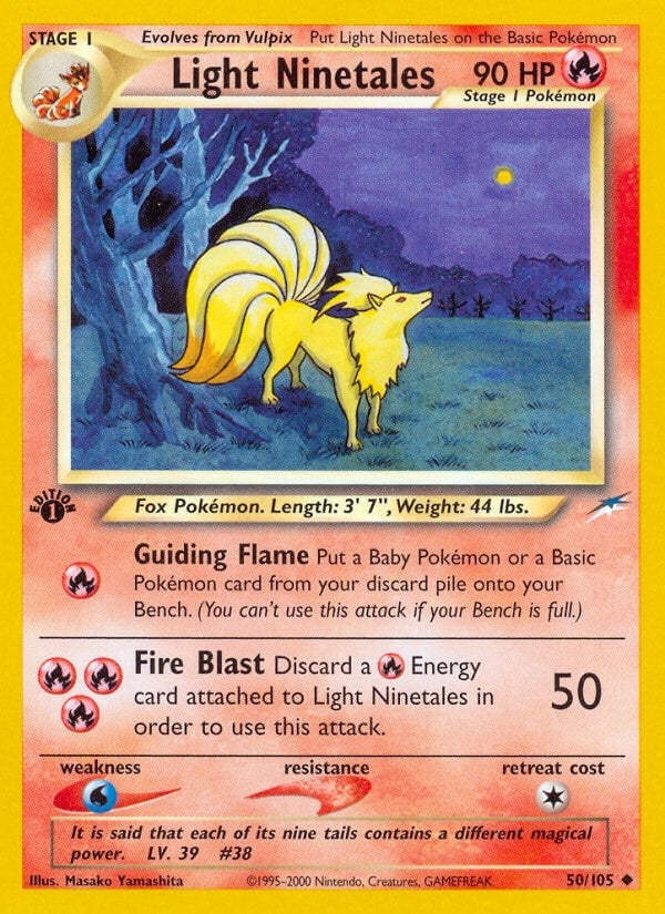 Image for Light Ninetales (050/105) [Neo Destiny] - Pokemon