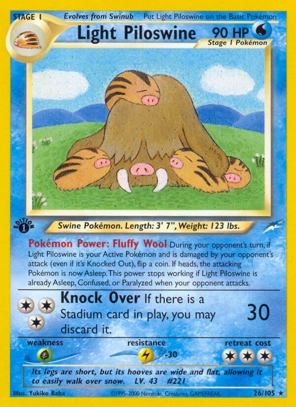 Image for Light Piloswine (026/105) [Neo Destiny] - Pokemon