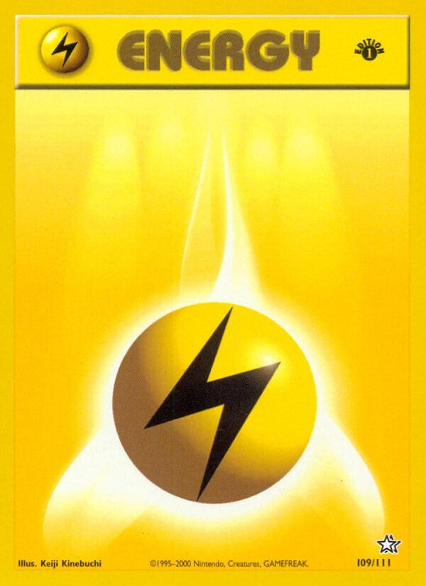 Image for Lightning Energy (109/111) [Neo Genesis] - Pokemon