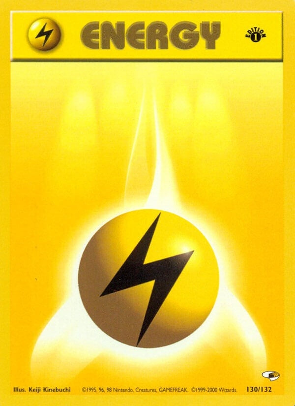 Image for Lightning Energy (130/132) [Gym Heroes] - Pokemon
