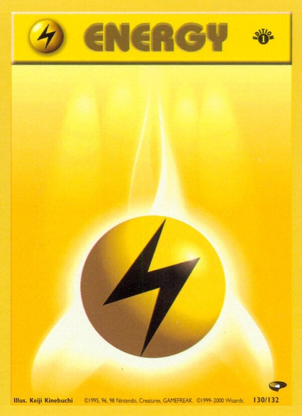 Image for Lightning Energy (130/132) [Gym Challenge] - Pokemon
