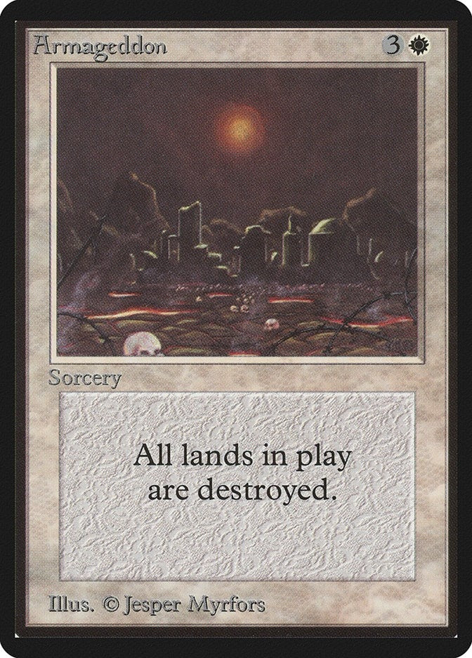 Image for Armageddon [Beta Edition] - Magic: The Gathering