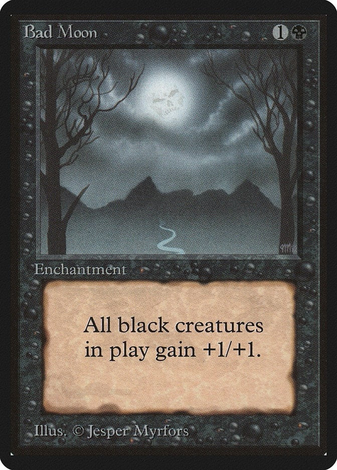 Image for Bad Moon [Beta Edition] - Magic: The Gathering