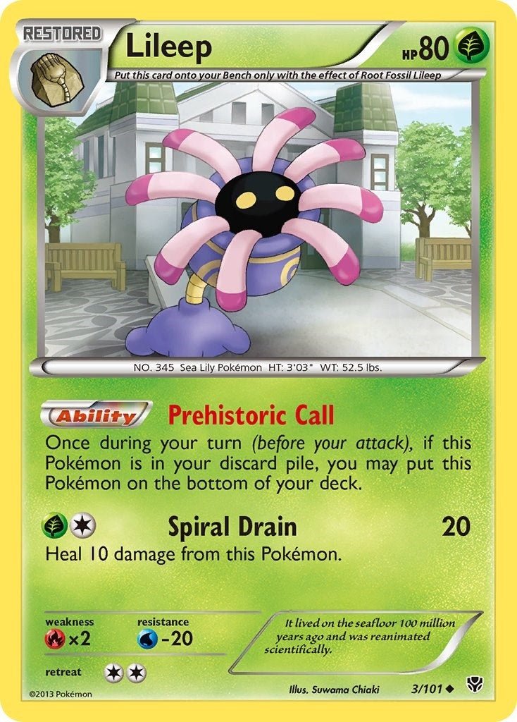 Image for Lileep (3/101) [Plasma Blast] - Pokemon