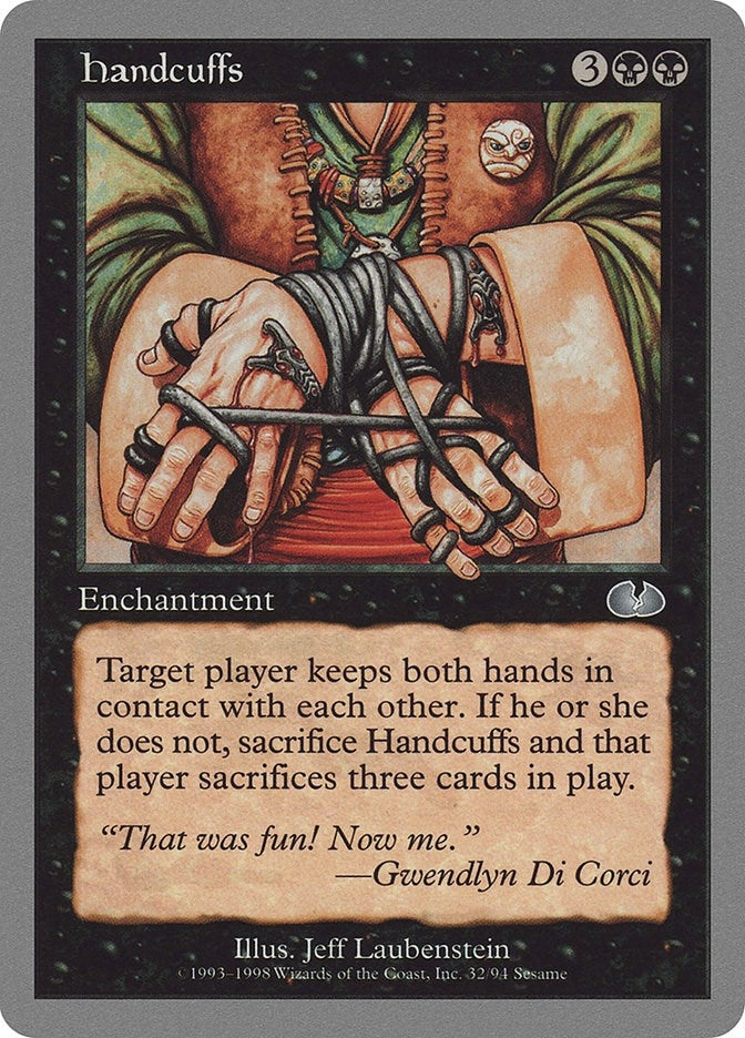 Image for Handcuffs (32) [Unglued] - Magic: The Gathering