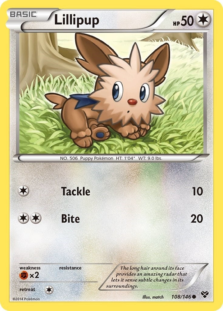 Image for Lillipup (108/146) [XY Base Set] - Pokemon