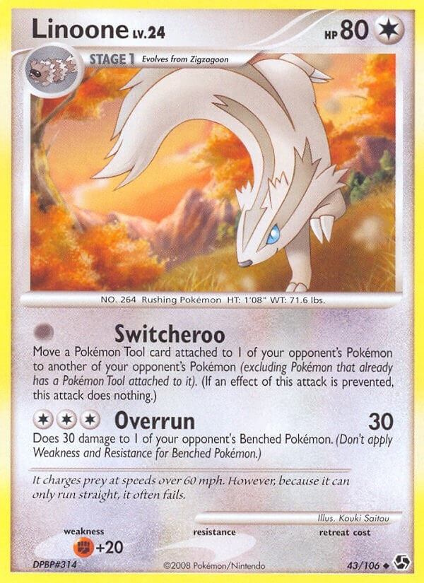 Image for Linoone (43/106) [Great Encounters] - Pokemon