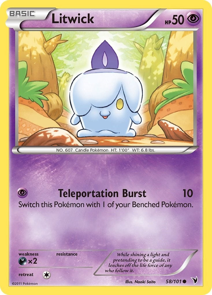 Image for Litwick (58) (58/101) [Noble Victories] - Pokemon