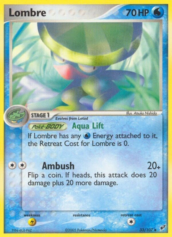 Image for Lombre (33/107) [Deoxys] - Pokemon