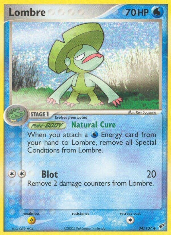 Image for Lombre (34/107) [Deoxys] - Pokemon