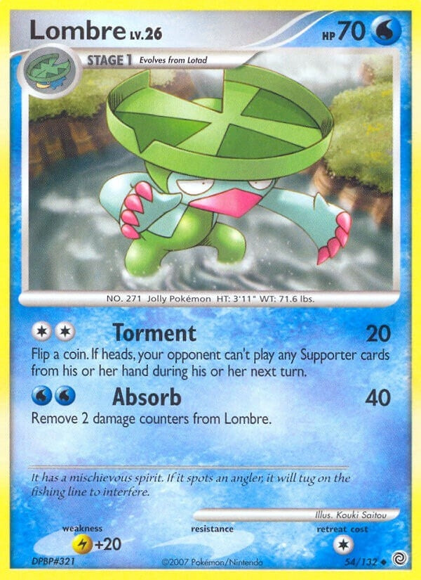 Image for Lombre (54/132) [Secret Wonders] - Pokemon