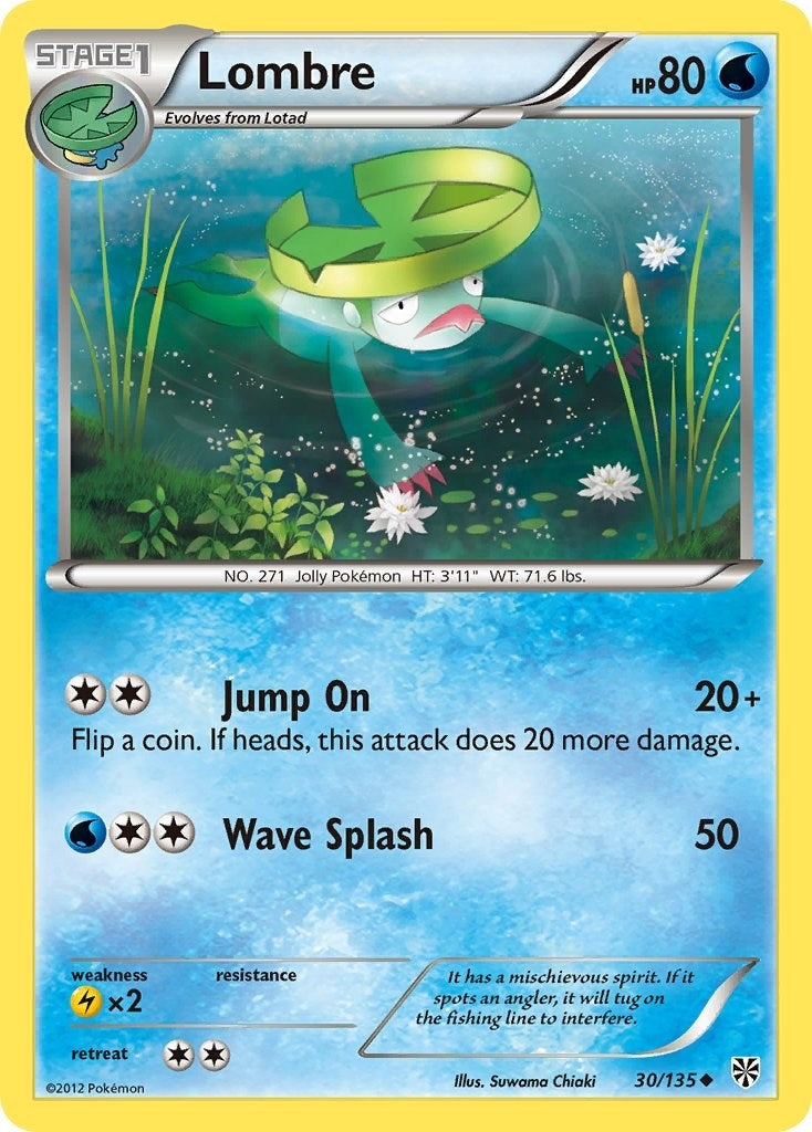 Image for Lombre (30/135) [Plasma Storm] - Pokemon