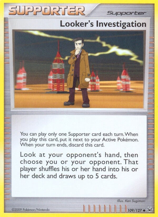 Image for Looker's Investigation (109/127) [Platinum] - Pokemon
