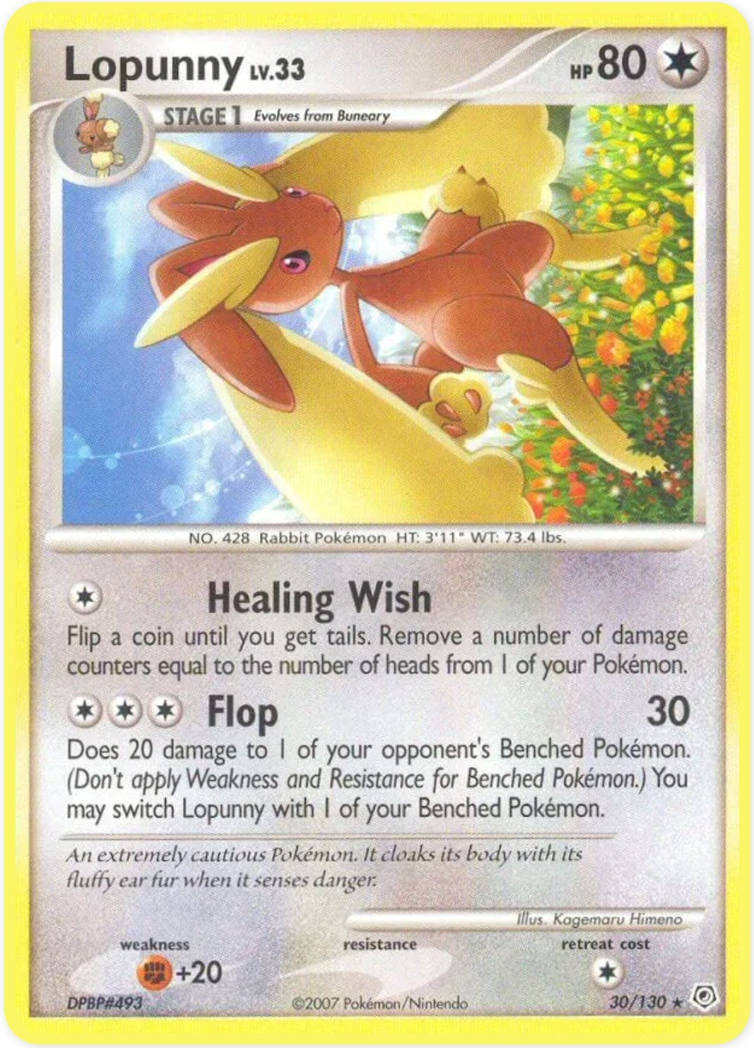Image for Lopunny (30/130) [Diamond and Pearl] - Pokemon