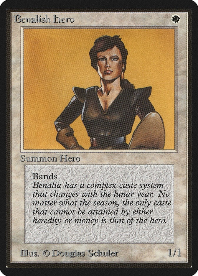 Image for Benalish Hero [Beta Edition] - Magic: The Gathering