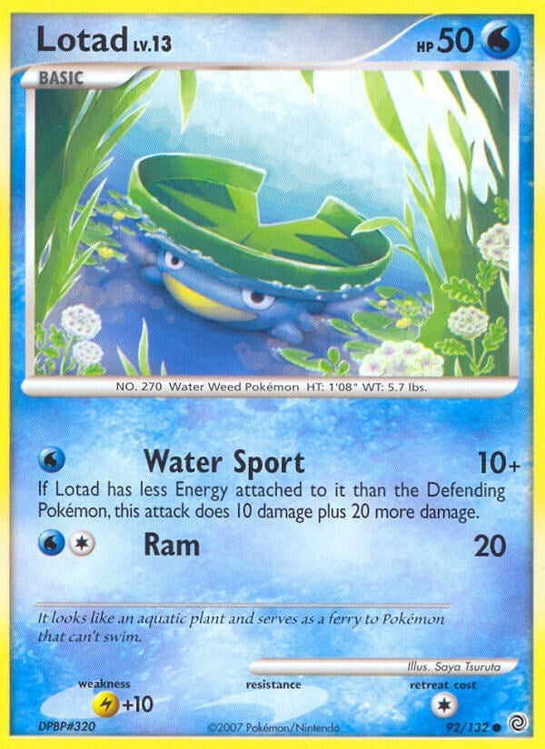 Image for Lotad (92/132) [Secret Wonders] - Pokemon