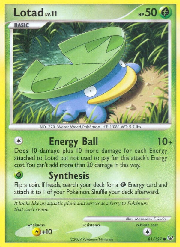 Image for Lotad (81/127) [Platinum] - Pokemon