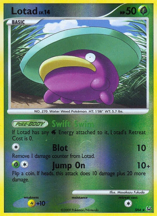 Image for Lotad (Shiny) (SH4) [Platinum] - Pokemon