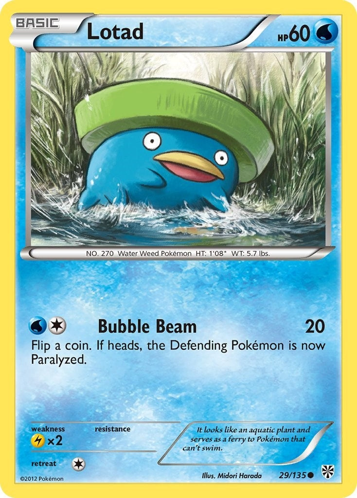Image for Lotad (29/135) [Plasma Storm] - Pokemon