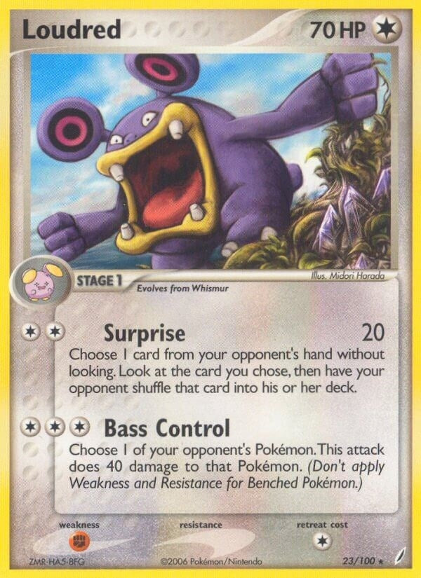 Image for Loudred (23/100) [Crystal Guardians] - Pokemon