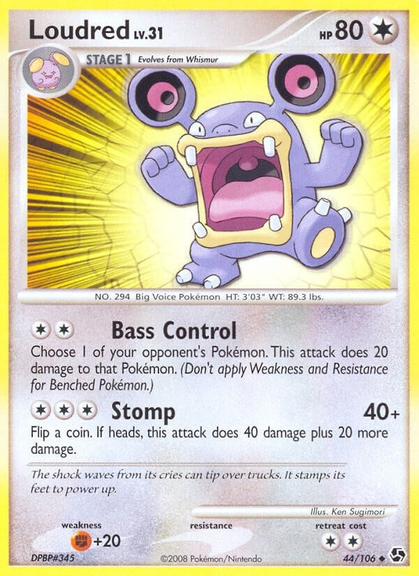 Image for Loudred (44/106) [Great Encounters] - Pokemon
