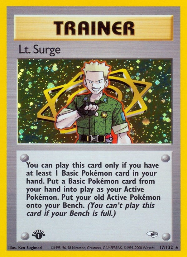 Image for Lt. Surge (17) (017/132) [Gym Heroes] - Pokemon