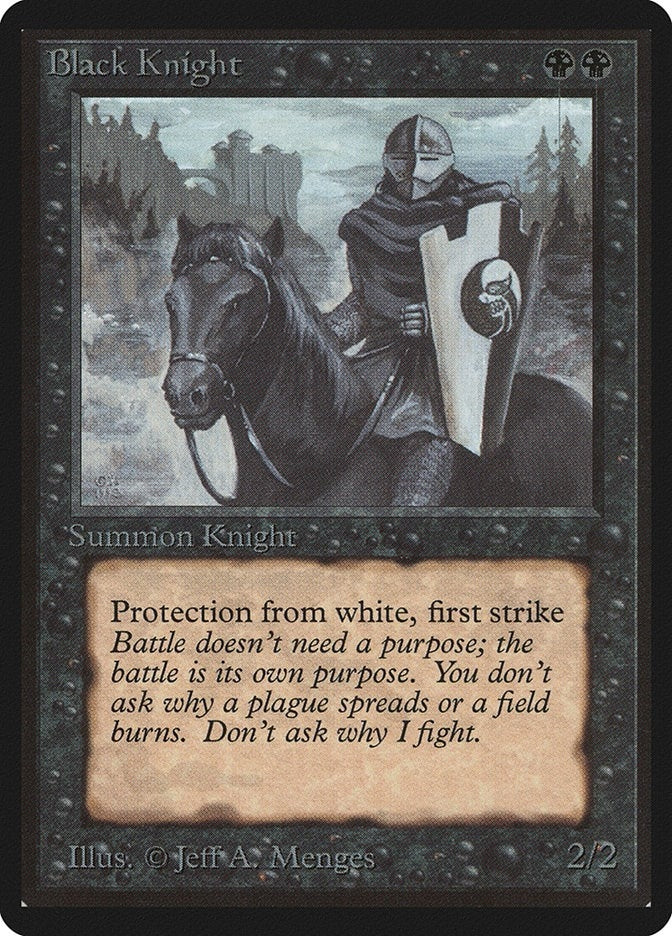 Image for Black Knight [Beta Edition] - Magic: The Gathering