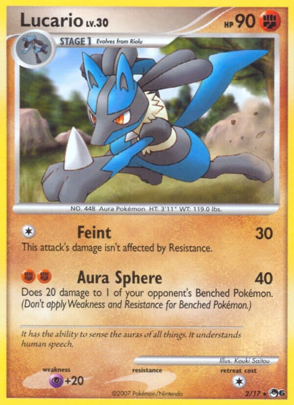 Image for Lucario (002/017) [POP Series 6] - Pokemon