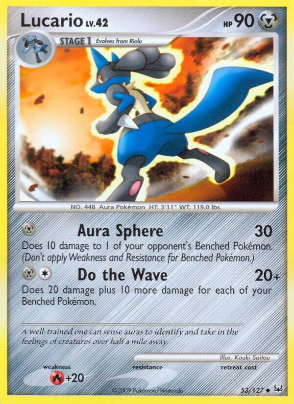 Image for Lucario (53/127) [Platinum] - Pokemon
