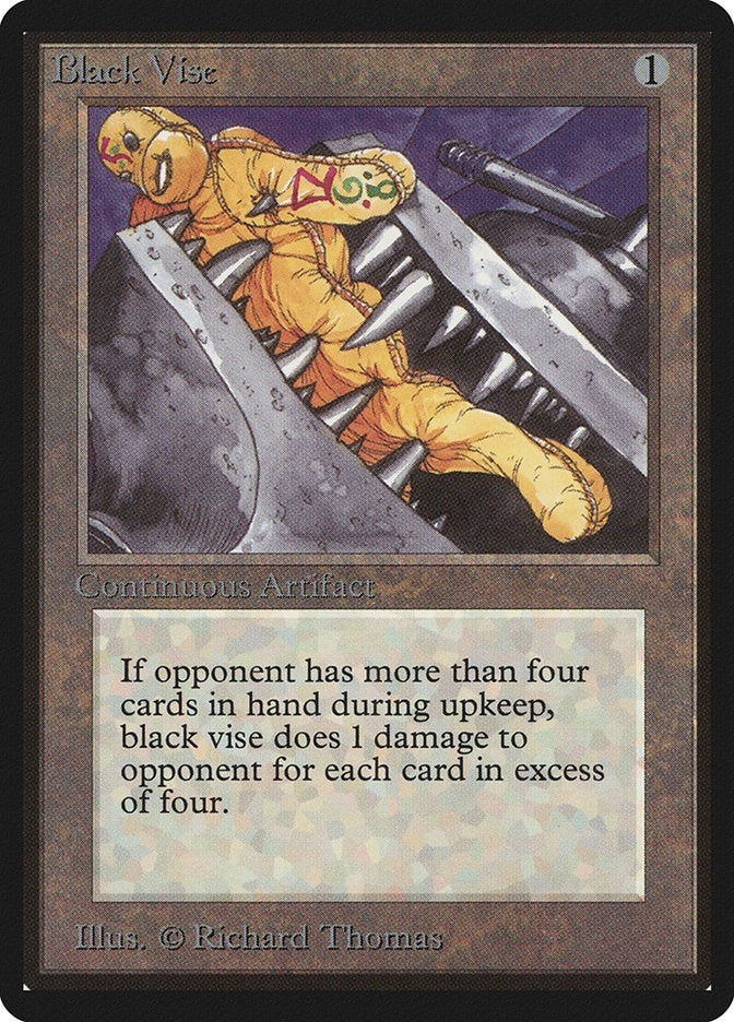 Image for Black Vise [Beta Edition] - Magic: The Gathering