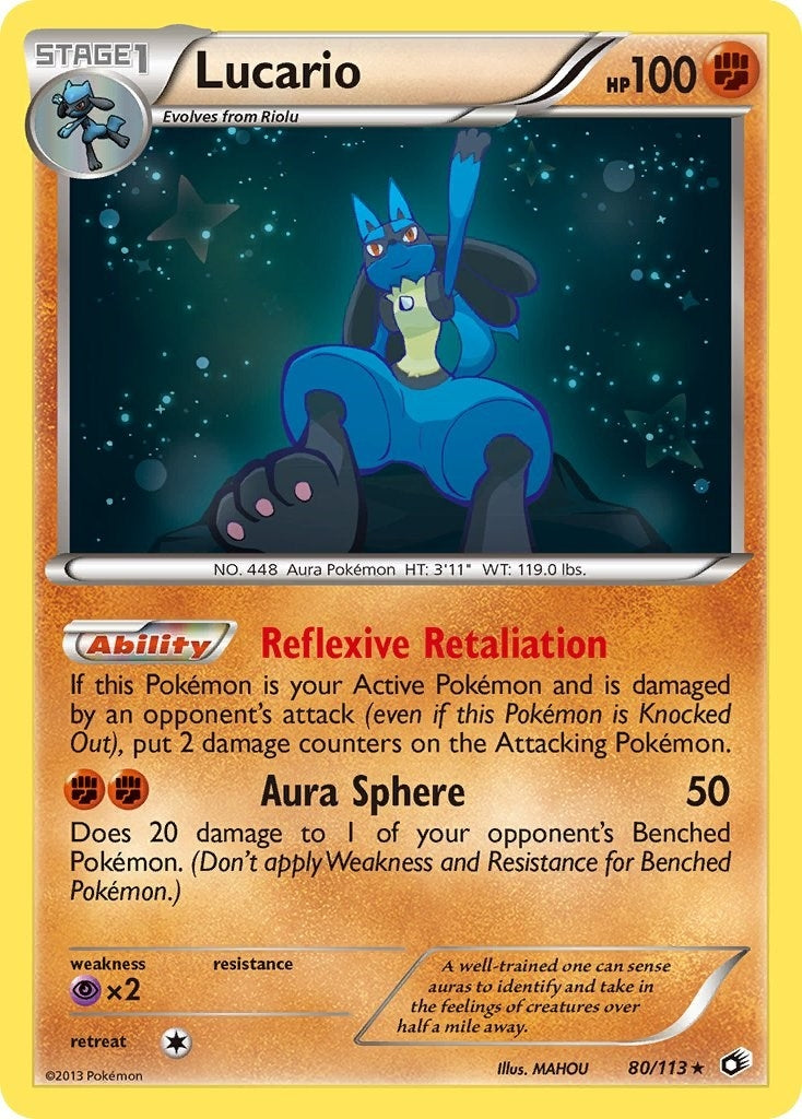 Image for Lucario (80/113) [Legendary Treasures] - Pokemon