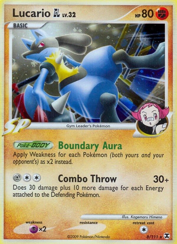 Image for Lucario GL (8/111) [Rising Rivals] - Pokemon