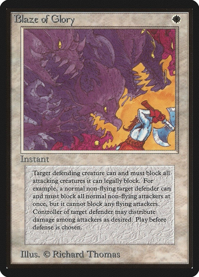 Image for Blaze of Glory [Beta Edition] - Magic: The Gathering