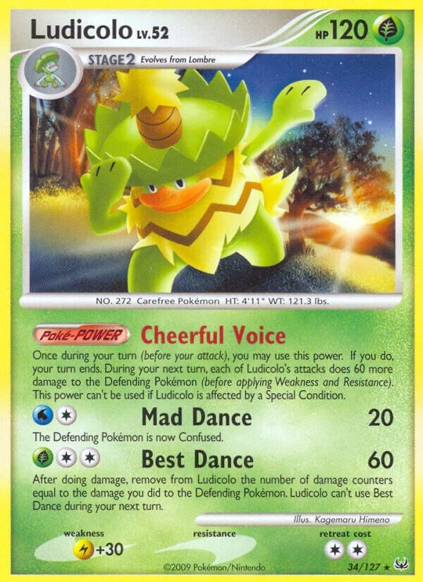 Image for Ludicolo (34/127) [Platinum] - Pokemon