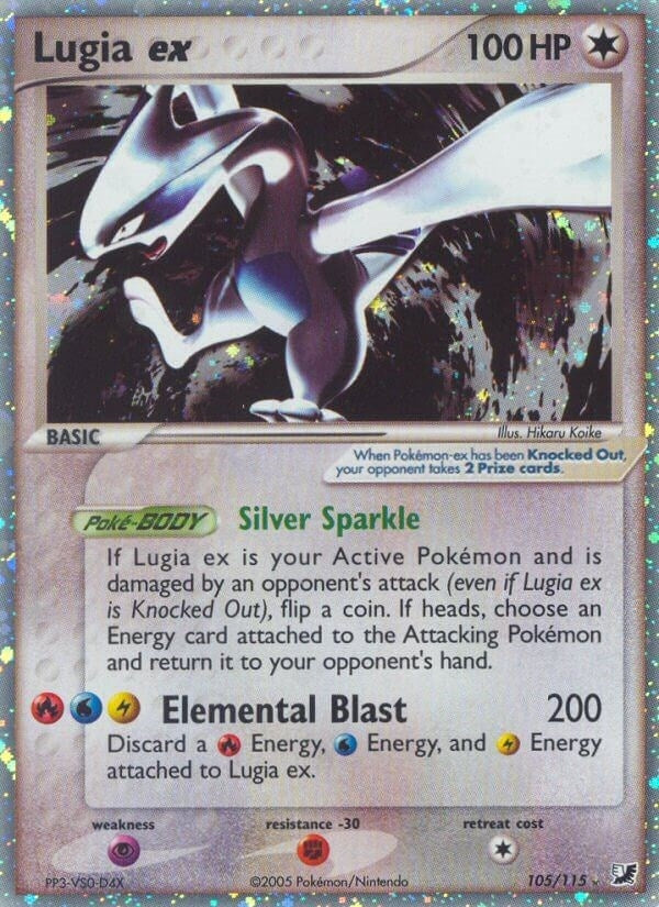 Image for Lugia ex (105/115) [Unseen Forces] - Pokemon