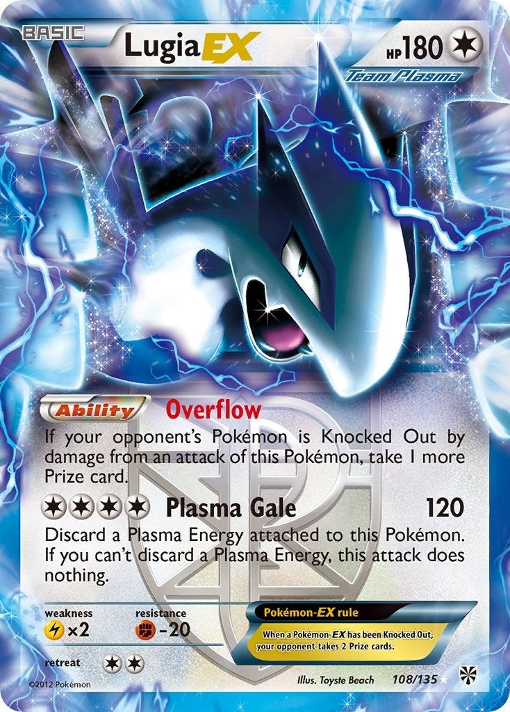 Image for Lugia EX (Team Plasma) (108/135) [Plasma Storm] - Pokemon