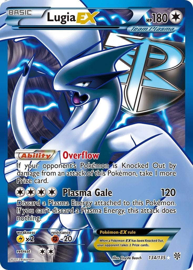 Image for Lugia EX (Team Plasma) (134 Full Art) (134/135) [Plasma Storm] - Pokemon