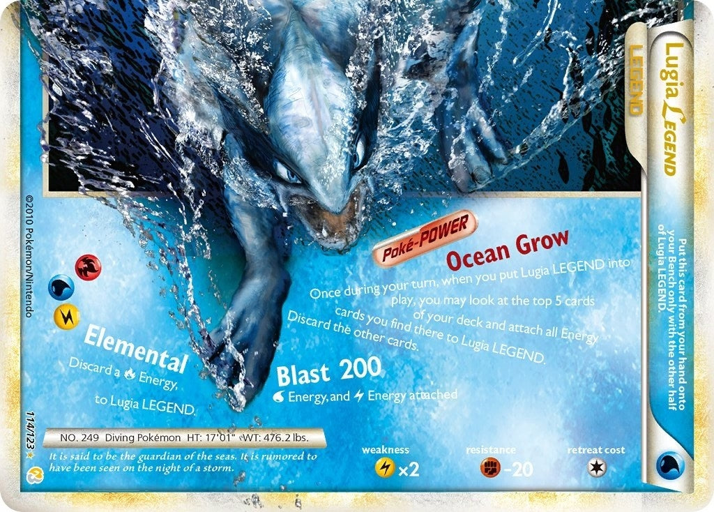 Image for Lugia Legend (Bottom) (114/123) [HeartGold SoulSilver] - Pokemon
