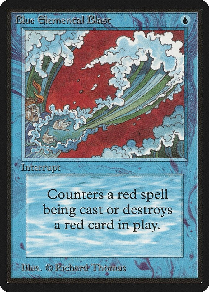Image for Blue Elemental Blast [Beta Edition] - Magic: The Gathering