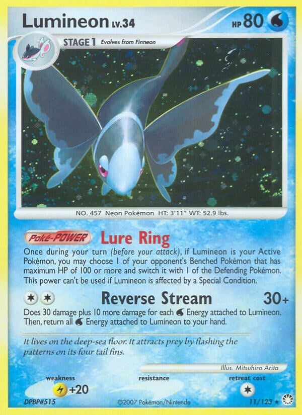 Image for Lumineon (11/123) [Mysterious Treasures] - Pokemon