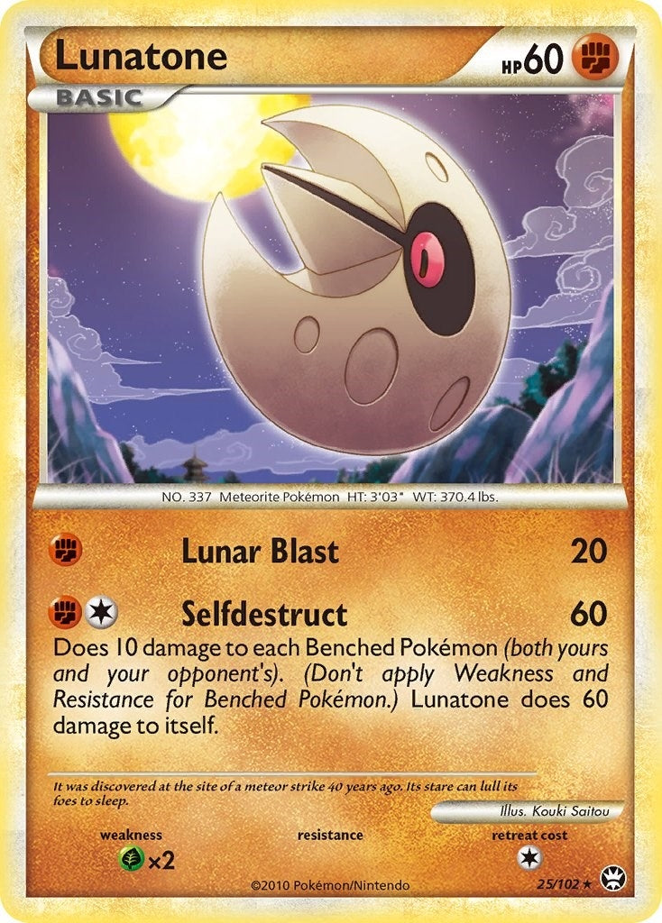 Image for Lunatone (25/102) [Triumphant] - Pokemon