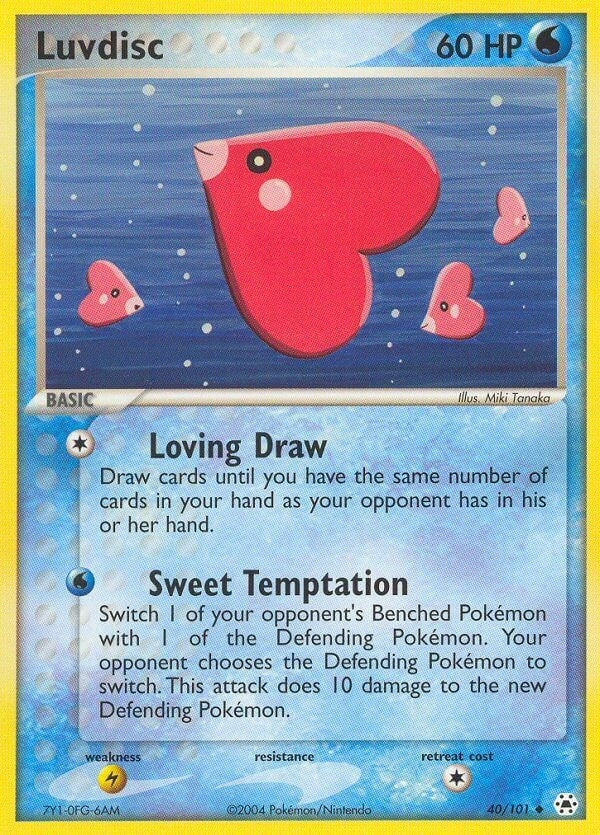 Image for Luvdisc (40/101) [Hidden Legends] - Pokemon