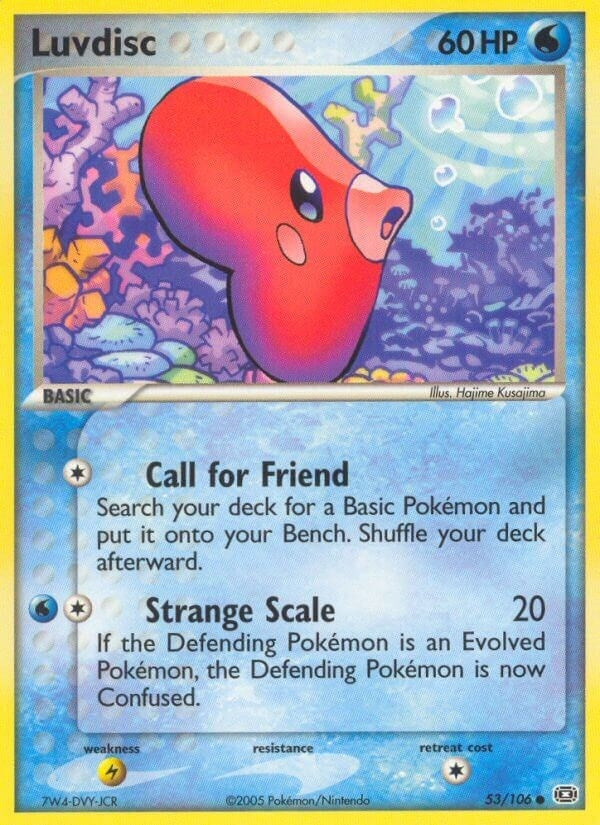 Image for Luvdisc (53/106) [Emerald] - Pokemon