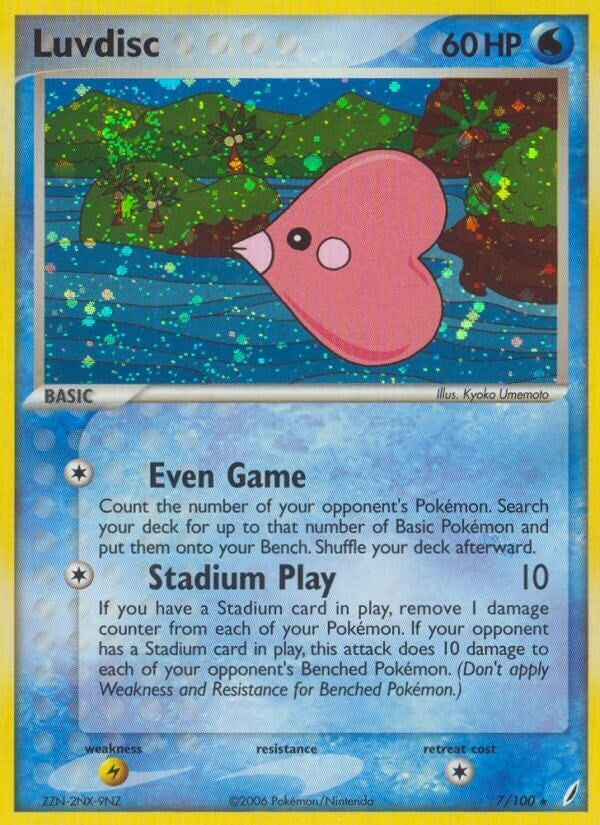 Image for Luvdisc (7/100) [Crystal Guardians] - Pokemon