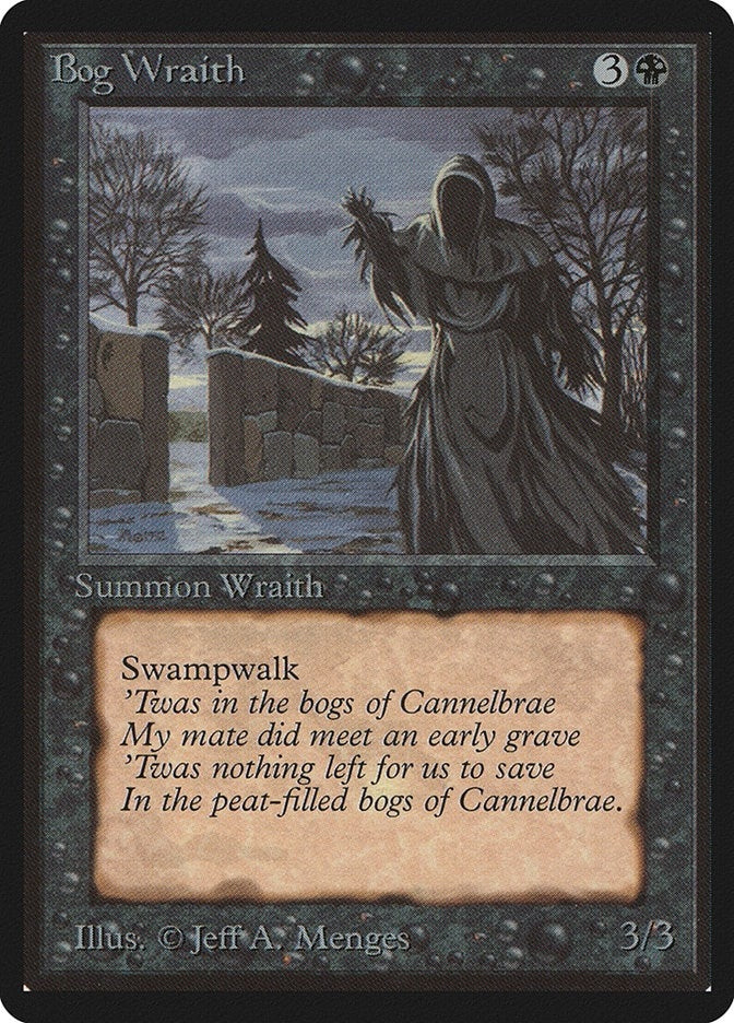 Image for Bog Wraith [Beta Edition] - Magic: The Gathering