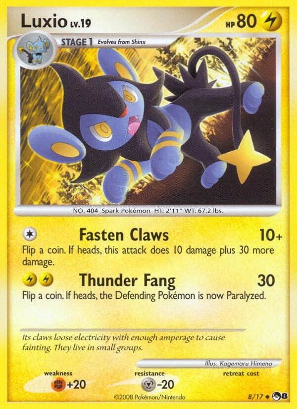 Image for Luxio (008/017) [POP Series 8] - Pokemon