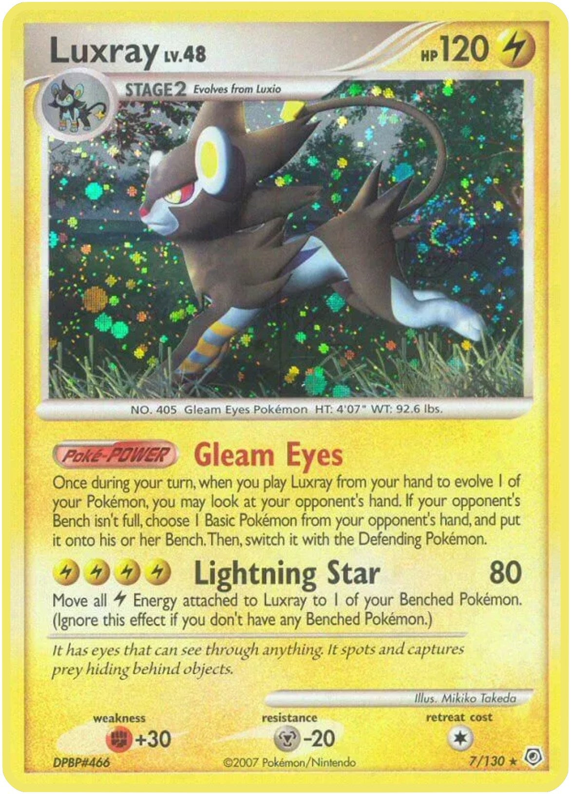 Image for Luxray (7/130) [Diamond and Pearl] - Pokemon