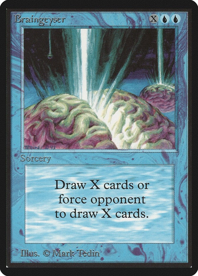 Image for Braingeyser [Beta Edition] - Magic: The Gathering