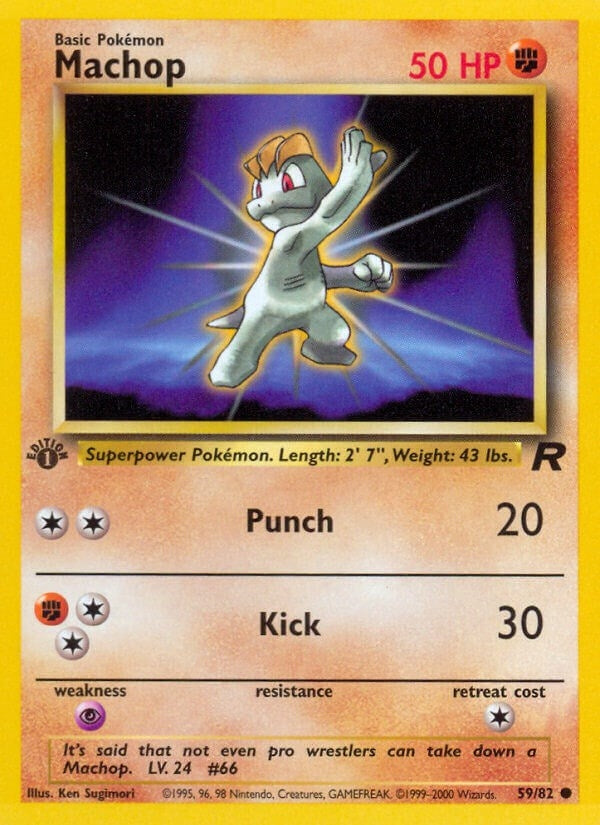 Image for Machop (59/82) [Team Rocket] - Pokemon