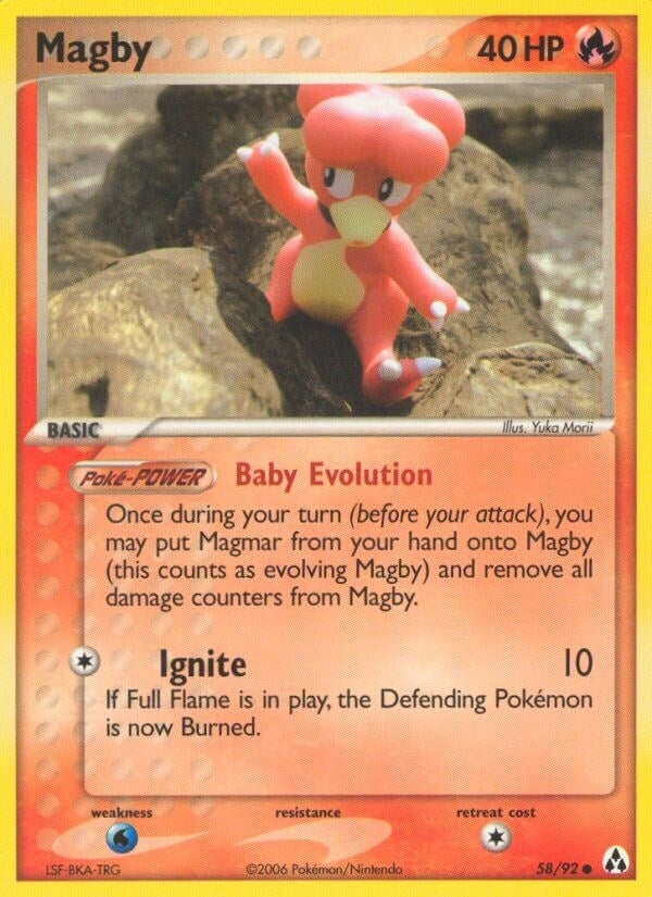 Image for Magby (58/92) [Legend Maker] - Pokemon